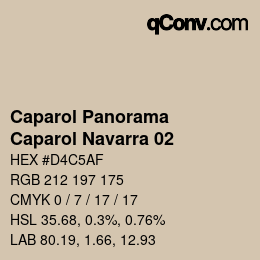 カラーコード: Caparol Panorama - Caparol Navarra 02 | qconv.com