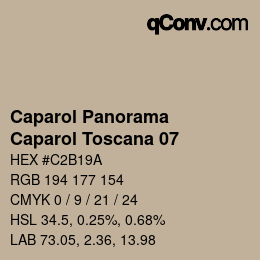 Farbcode: Caparol Panorama - Caparol Toscana 07 | qconv.com