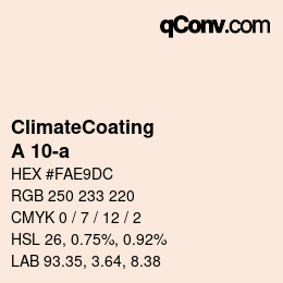 Farbcode: ClimateCoating - A 10-a | qconv.com