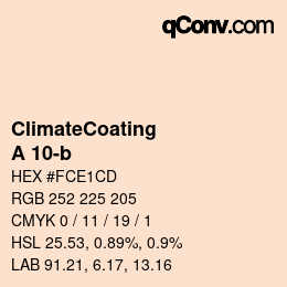 Farbcode: ClimateCoating - A 10-b | qconv.com