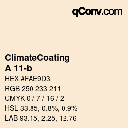 Color code: ClimateCoating - A 11-b | qconv.com