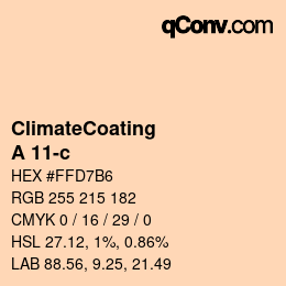 Código de color: ClimateCoating - A 11-c | qconv.com