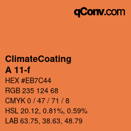 Color code: ClimateCoating - A 11-f | qconv.com
