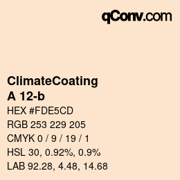 Farbcode: ClimateCoating - A 12-b | qconv.com