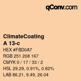 Code couleur: ClimateCoating - A 13-c | qconv.com