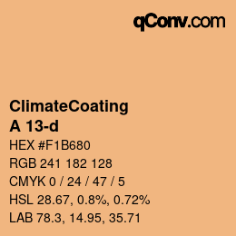 Código de color: ClimateCoating - A 13-d | qconv.com