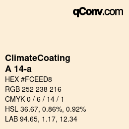Color code: ClimateCoating - A 14-a | qconv.com