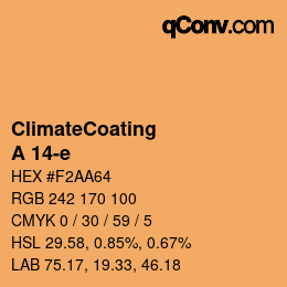 Farbcode: ClimateCoating - A 14-e | qconv.com