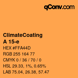 Farbcode: ClimateCoating - A 15-e | qconv.com