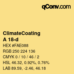 Color code: ClimateCoating - A 18-d | qconv.com