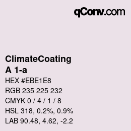 Farbcode: ClimateCoating - A 1-a | qconv.com