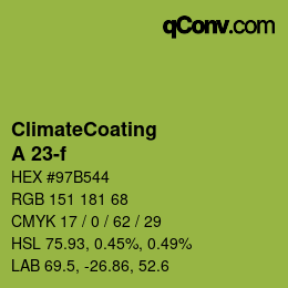 Farbcode: ClimateCoating - A 23-f | qconv.com