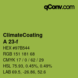 Color code: ClimateCoating - A 23-f | qconv.com