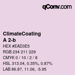 Farbcode: ClimateCoating - A 2-b | qconv.com