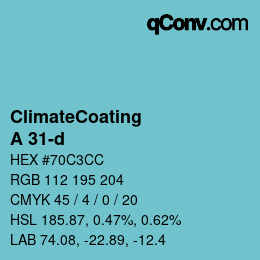 Color code: ClimateCoating - A 31-d | qconv.com