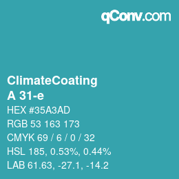 Farbcode: ClimateCoating - A 31-e | qconv.com