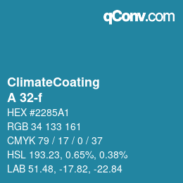 Color code: ClimateCoating - A 32-f | qconv.com