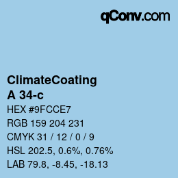 Color code: ClimateCoating - A 34-c | qconv.com