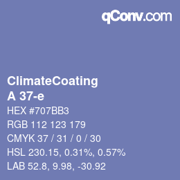 Farbcode: ClimateCoating - A 37-e | qconv.com
