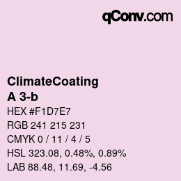 Código de color: ClimateCoating - A 3-b | qconv.com