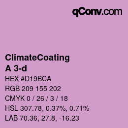 Farbcode: ClimateCoating - A 3-d | qconv.com