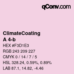 Farbcode: ClimateCoating - A 4-b | qconv.com