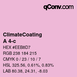 Farbcode: ClimateCoating - A 4-c | qconv.com