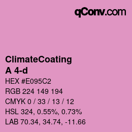 Código de color: ClimateCoating - A 4-d | qconv.com