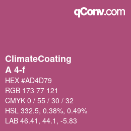 Farbcode: ClimateCoating - A 4-f | qconv.com