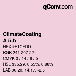 Farbcode: ClimateCoating - A 5-b | qconv.com