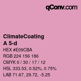 Farbcode: ClimateCoating - A 5-d | qconv.com