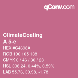 Code couleur: ClimateCoating - A 5-e | qconv.com