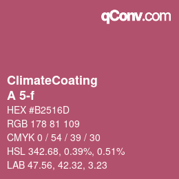 Farbcode: ClimateCoating - A 5-f | qconv.com