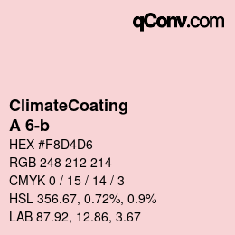 Código de color: ClimateCoating - A 6-b | qconv.com