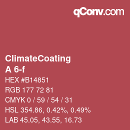 Farbcode: ClimateCoating - A 6-f | qconv.com