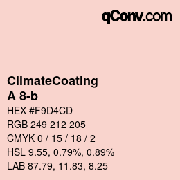 Farbcode: ClimateCoating - A 8-b | qconv.com