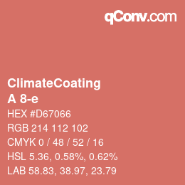 Código de color: ClimateCoating - A 8-e | qconv.com