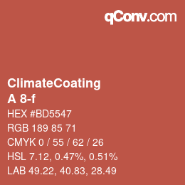 Code couleur: ClimateCoating - A 8-f | qconv.com