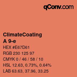 Farbcode: ClimateCoating - A 9-e | qconv.com