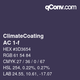 Color code: ClimateCoating - AC 1-f | qconv.com
