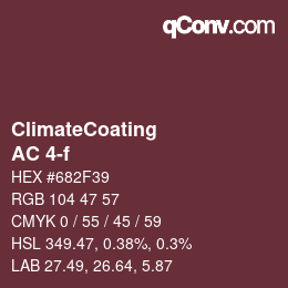 Farbcode: ClimateCoating - AC 4-f | qconv.com