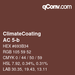Color code: ClimateCoating - AC 5-b | qconv.com