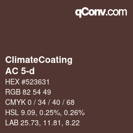 Color code: ClimateCoating - AC 5-d | qconv.com