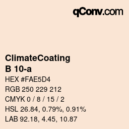 Color code: ClimateCoating - B 10-a | qconv.com