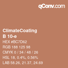 Color code: ClimateCoating - B 10-e | qconv.com