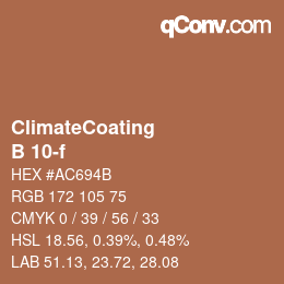 Color code: ClimateCoating - B 10-f | qconv.com