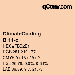 Color code: ClimateCoating - B 11-c | qconv.com