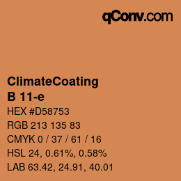 Color code: ClimateCoating - B 11-e | qconv.com