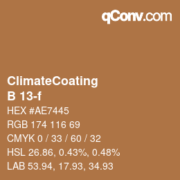 Farbcode: ClimateCoating - B 13-f | qconv.com