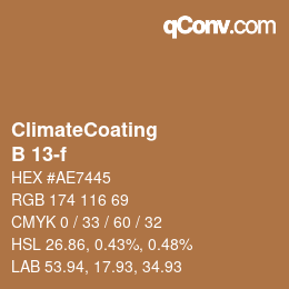 Color code: ClimateCoating - B 13-f | qconv.com